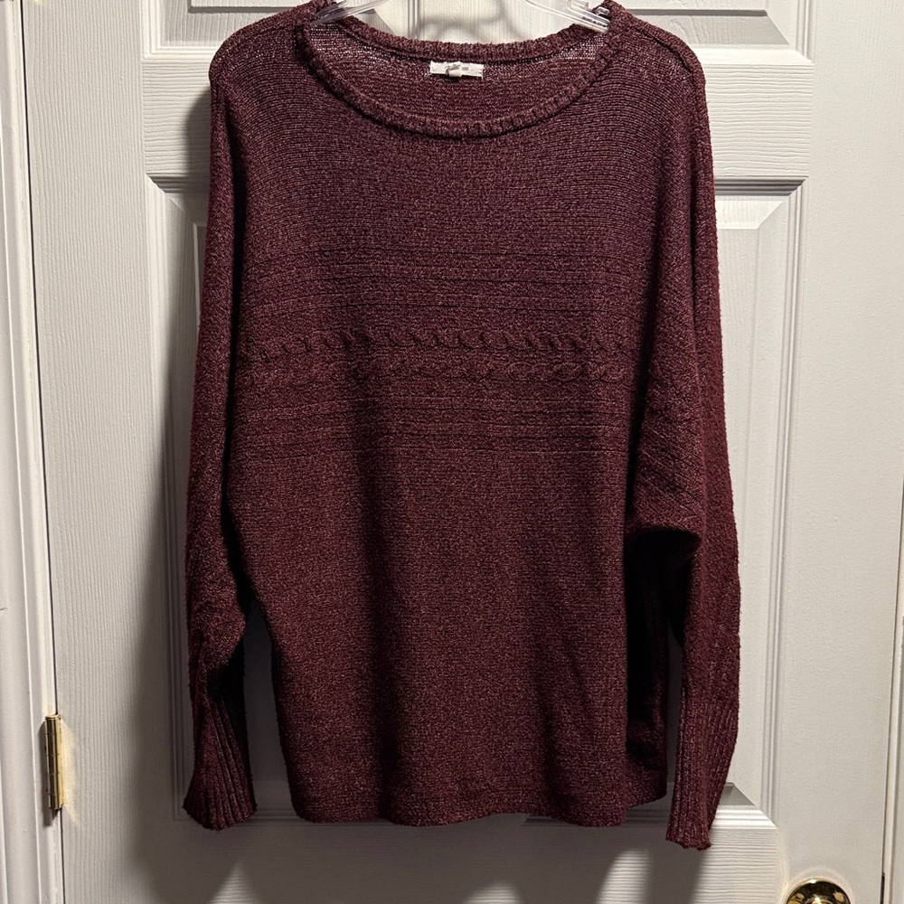 Women's Burgundy Sweater